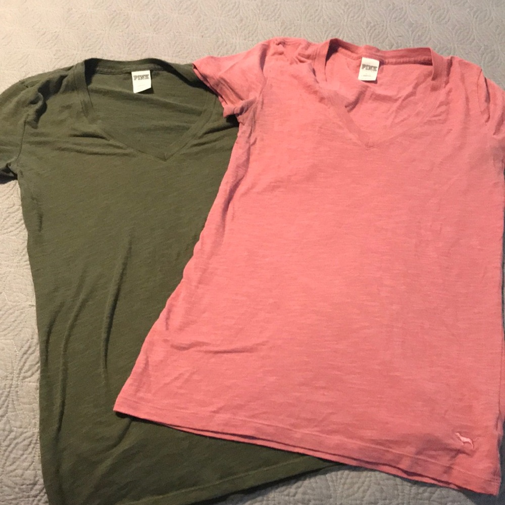 Set of 2 Victoria Secret PINK tees
